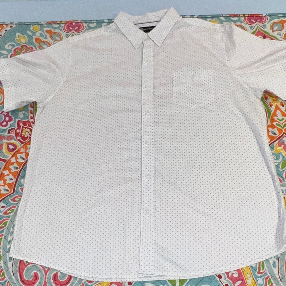 Weatherproof White Patterned Casual Shirt